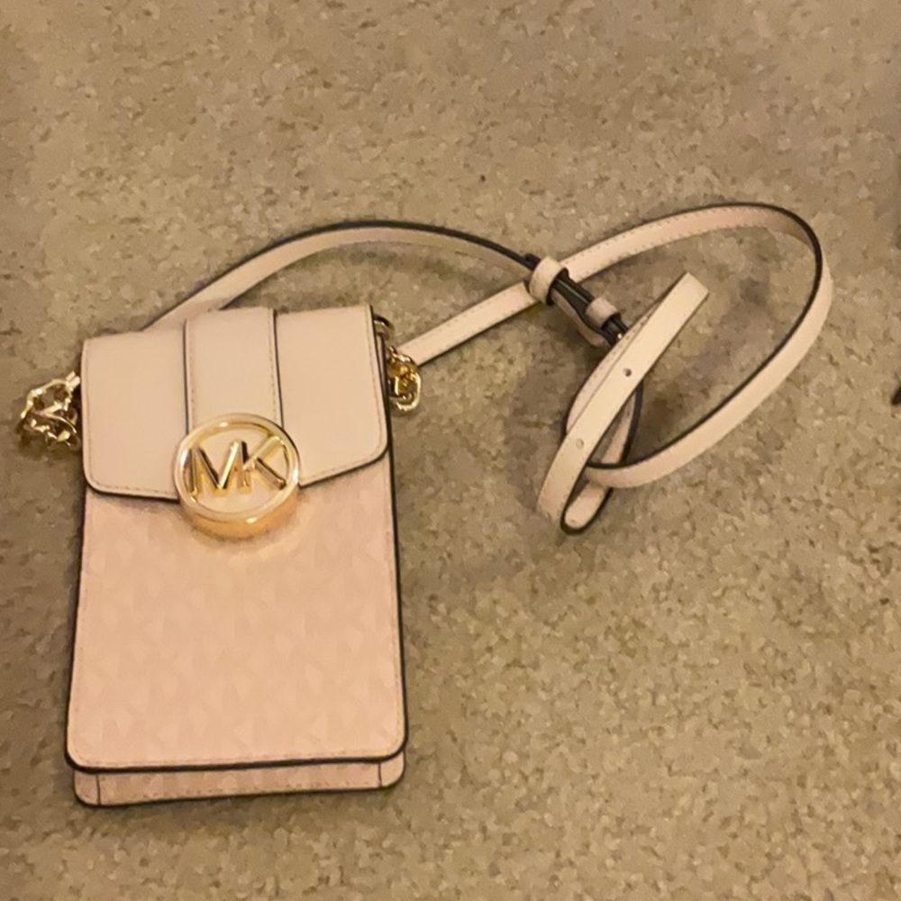 Michael Kors Beige Crossbody Bag